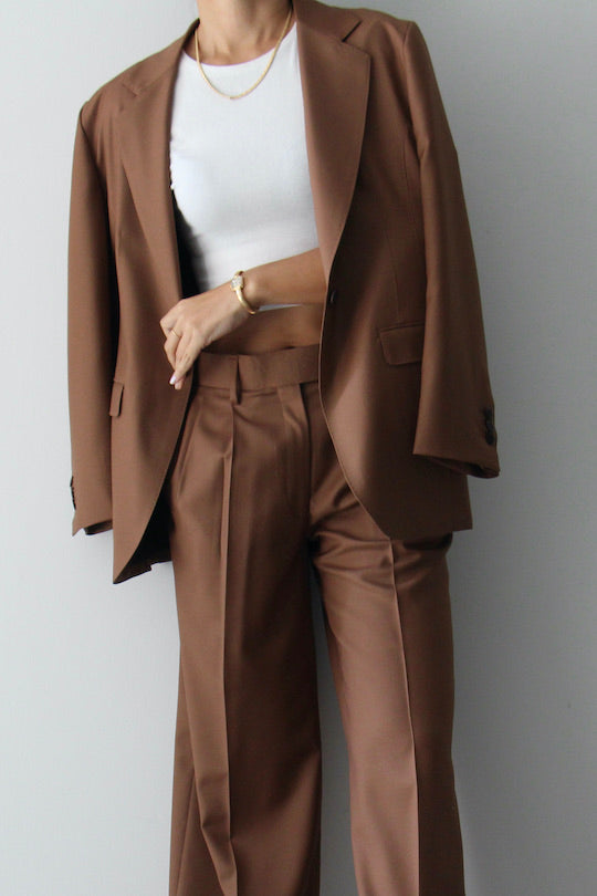 REiL LIGHT BROWN TAILORED JACKET