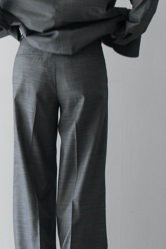 REiL GRAY PIN CHECK TAILORED PANTS