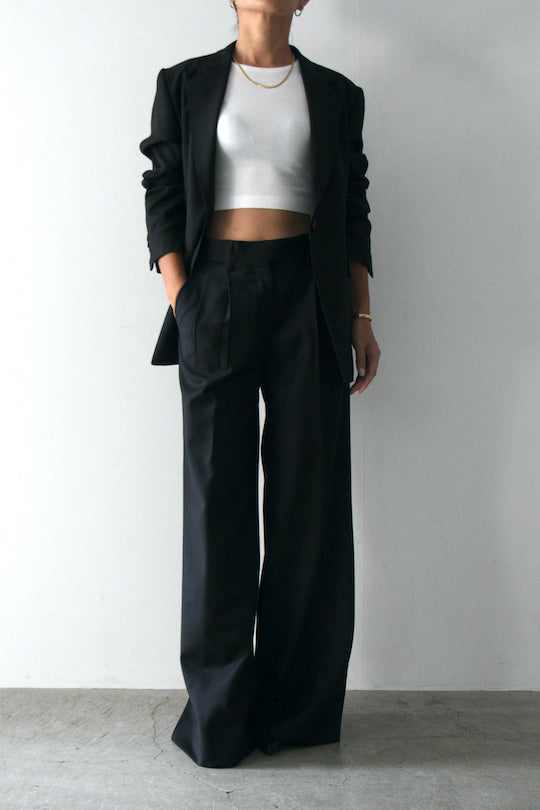 REiL SOLID BLACK TAILORED PANTS