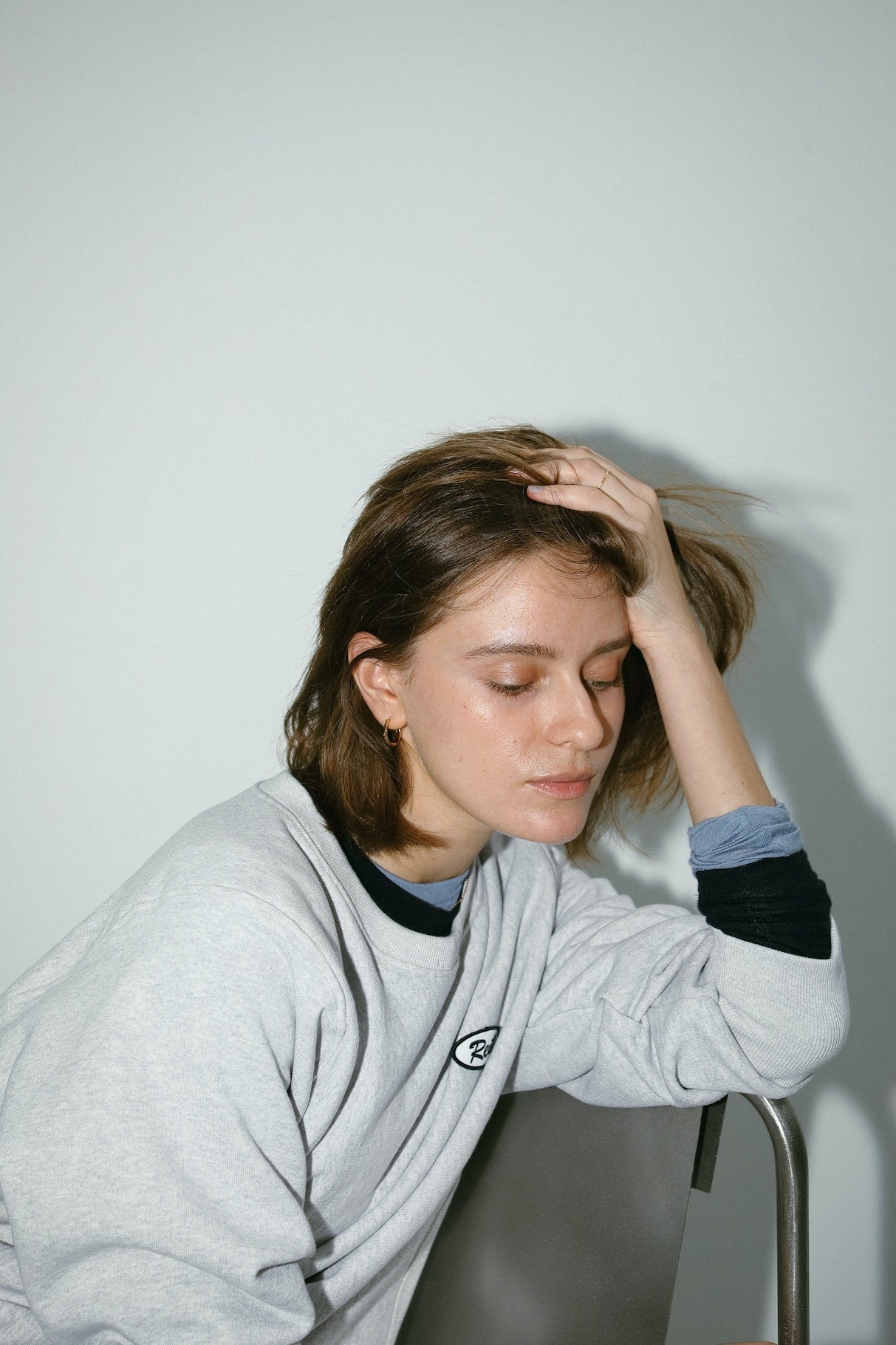 REiL VINTAGE SWEAT TOPS GRAY