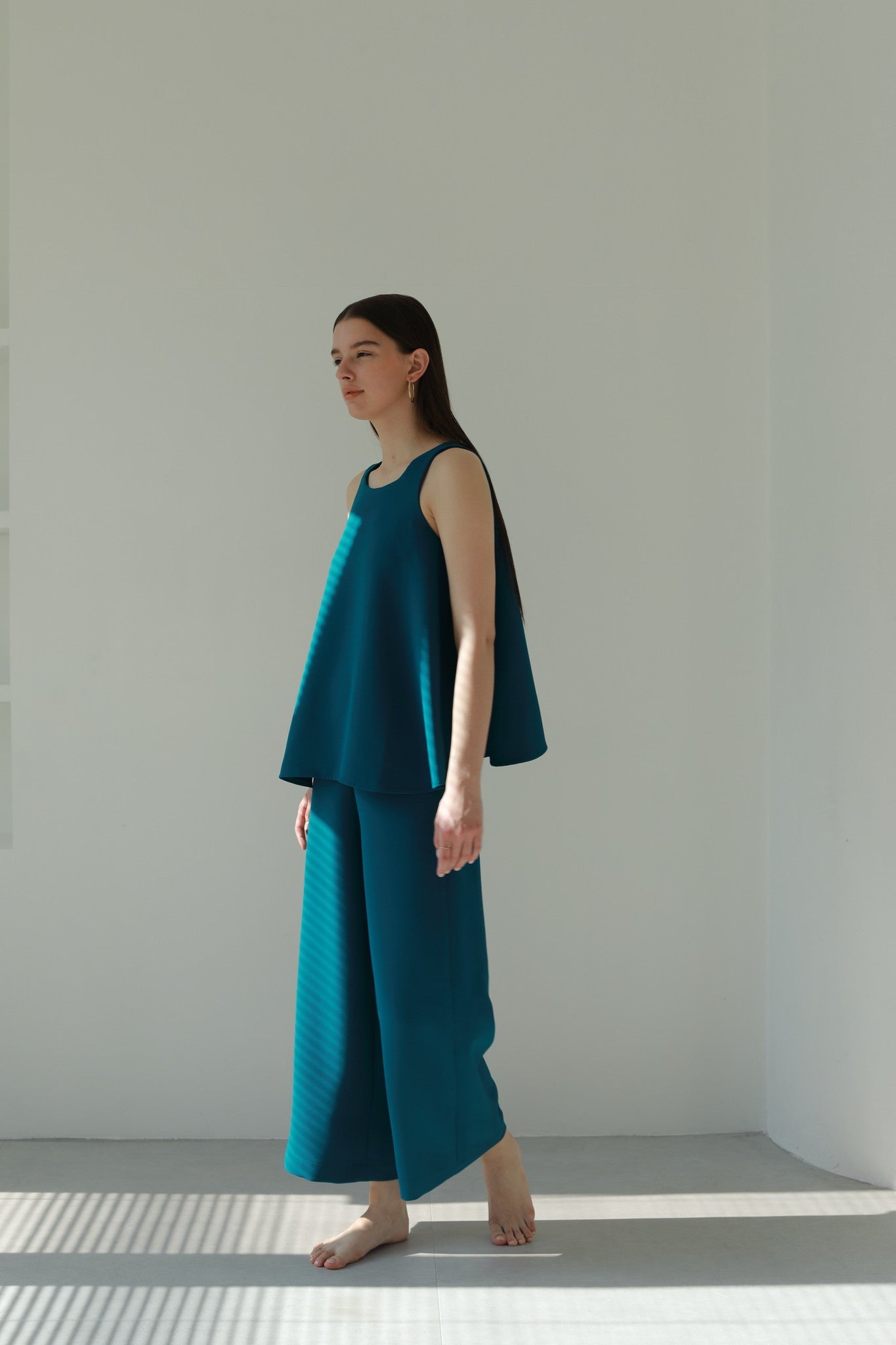 REiL AIRY TOP / turquoise