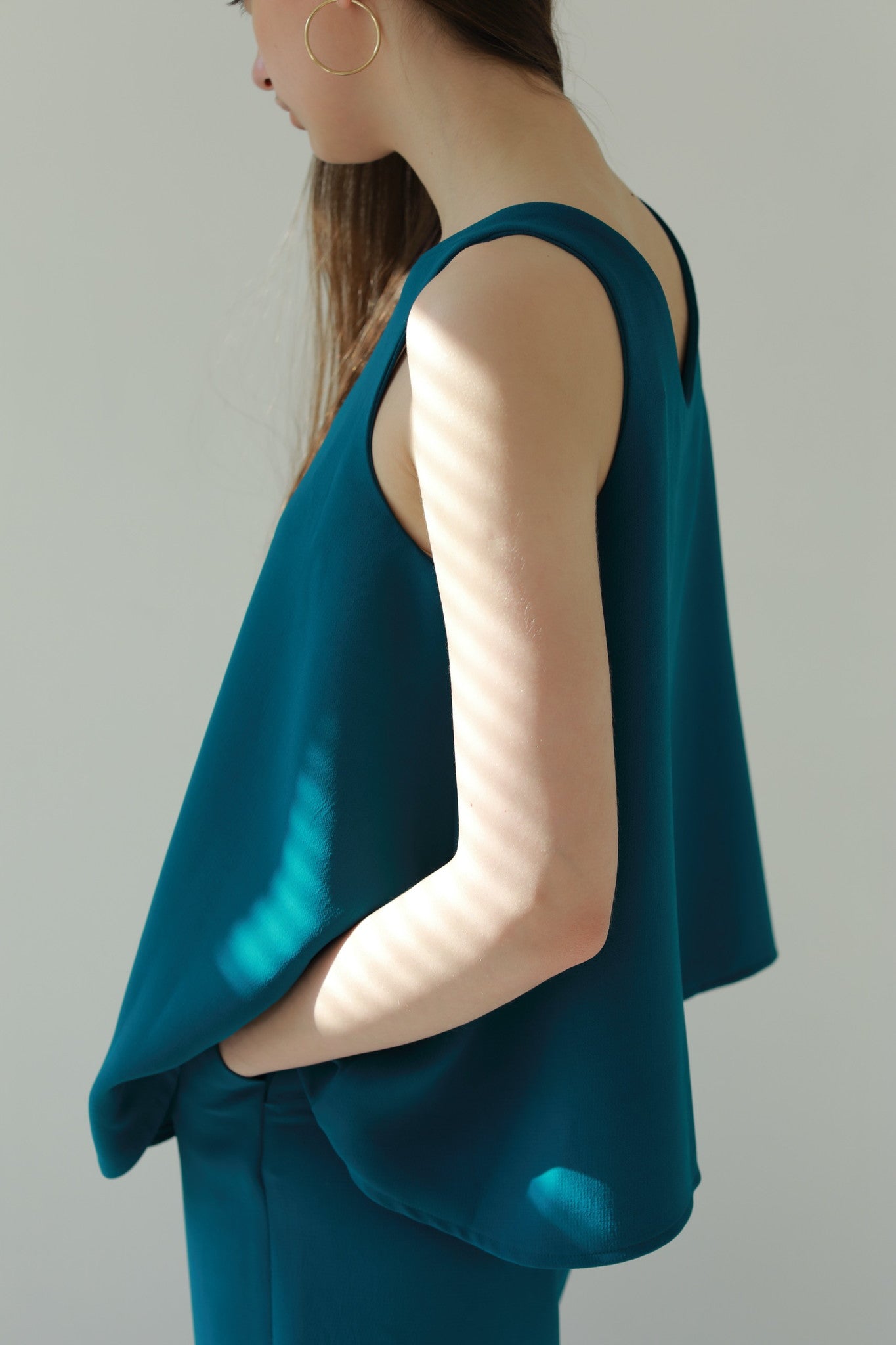 REiL AIRY TOP / turquoise
