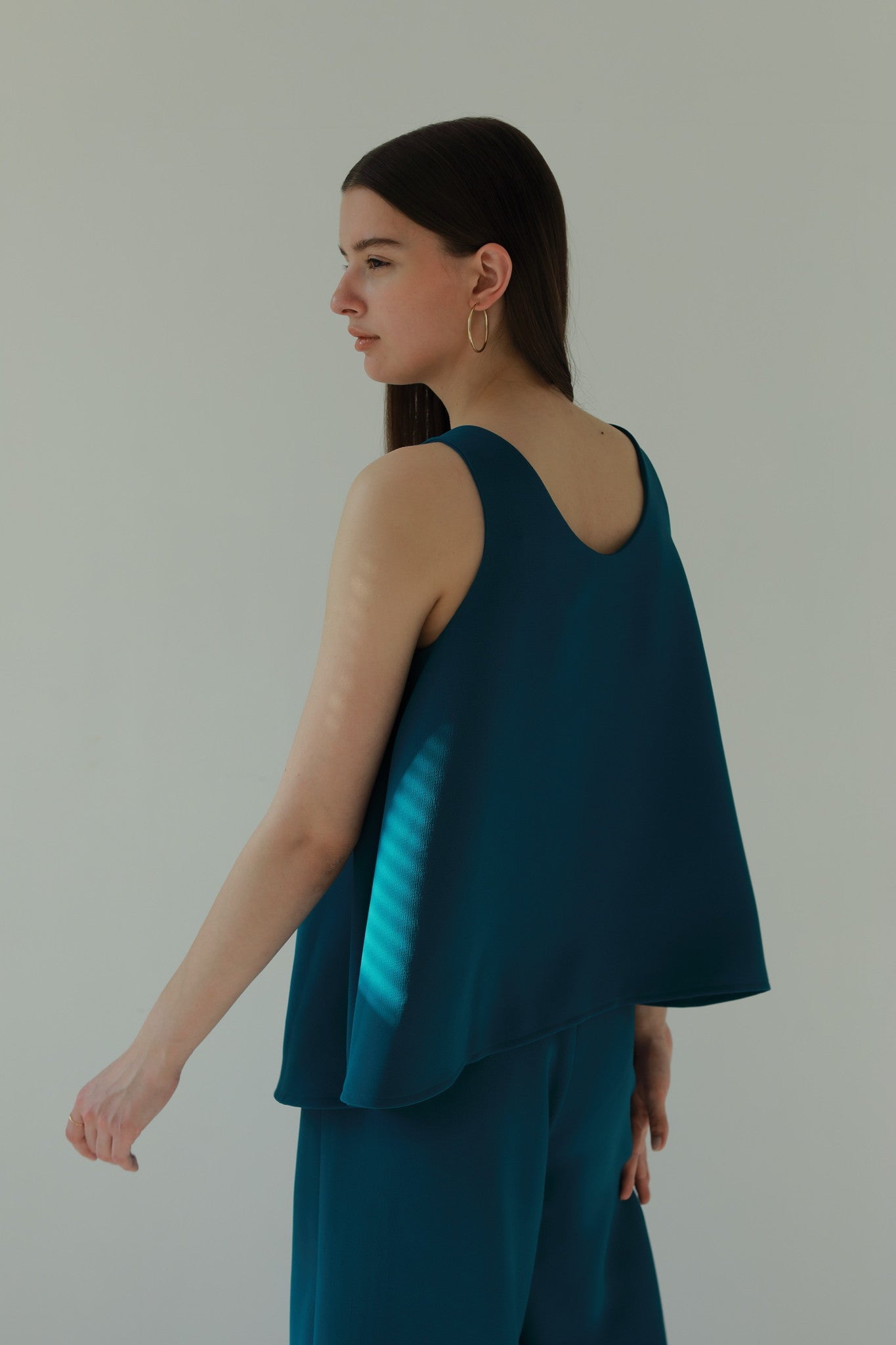 REiL AIRY TOP / turquoise