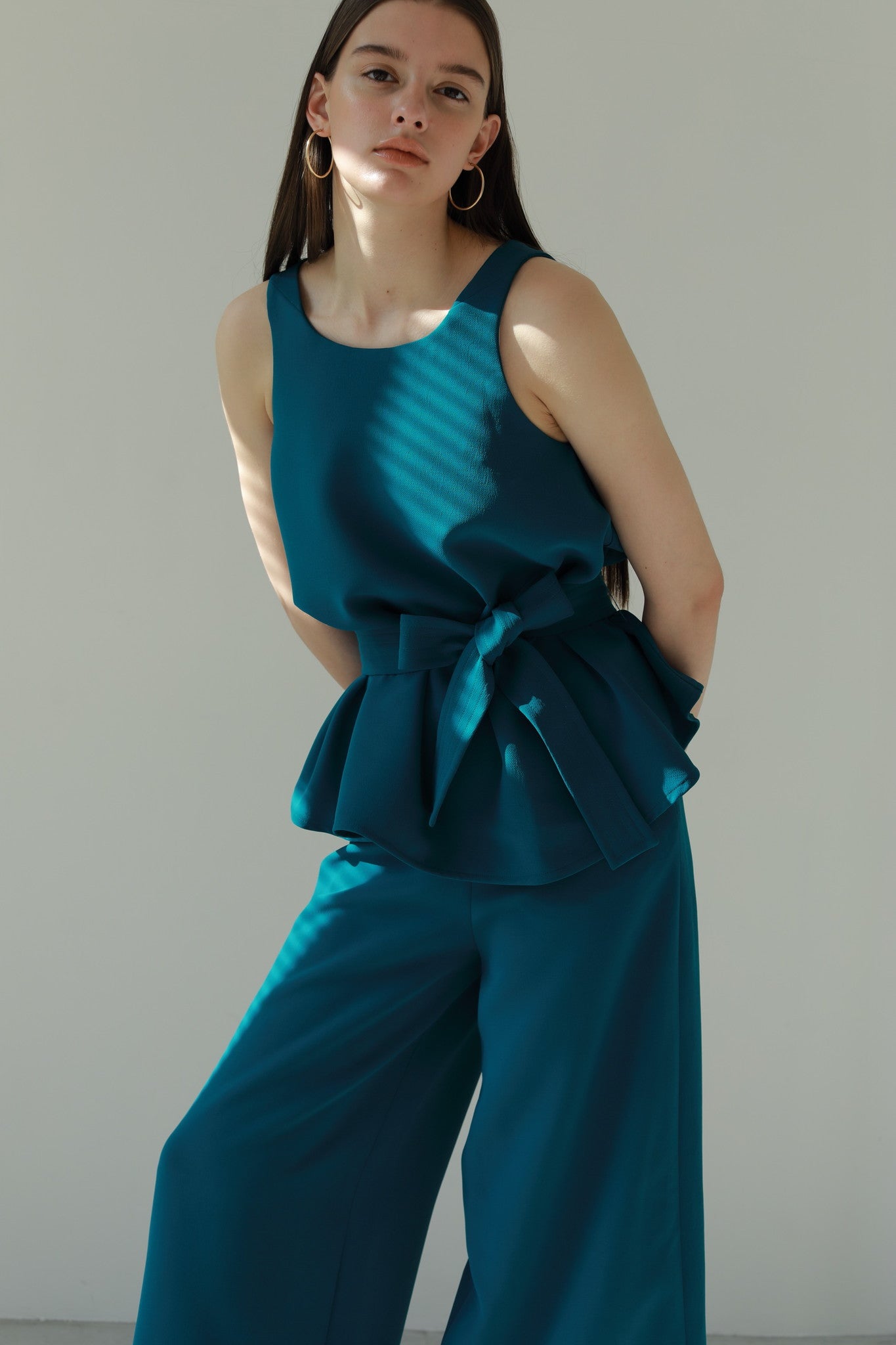 REiL AIRY TOP / turquoise