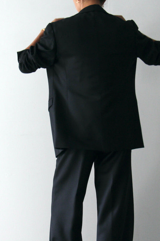 REiL SOLID BLACK TAILORED JACKET