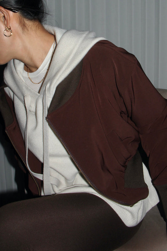REiL BROWN SHORT BLOUSON