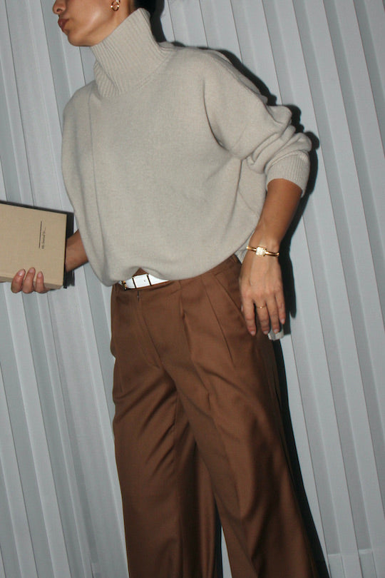 REiL LIGHT BROWN TAILORED PANTS
