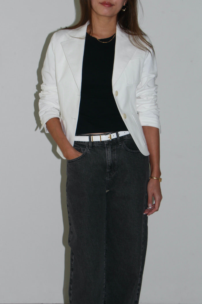 REiL  DENIM JACKET / WHITE