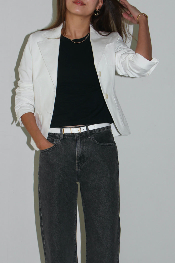REiL  DENIM JACKET / WHITE