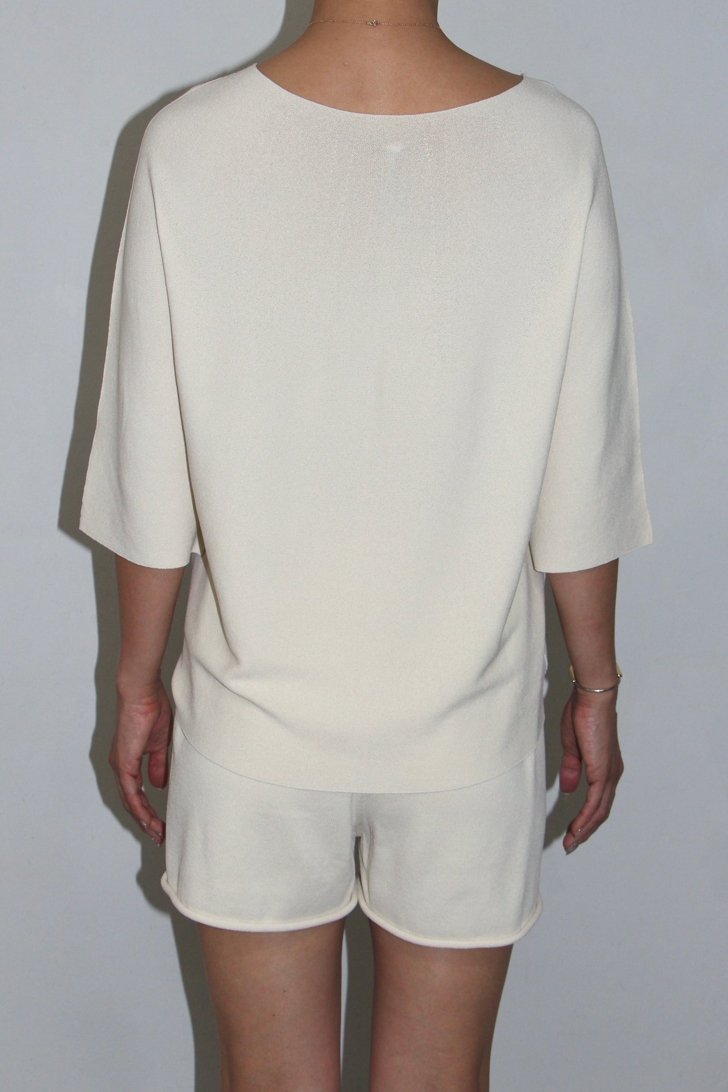 LIVIANA CONTI / SUMMER KNIT SHORT PANTS / BUTTER YELLOW